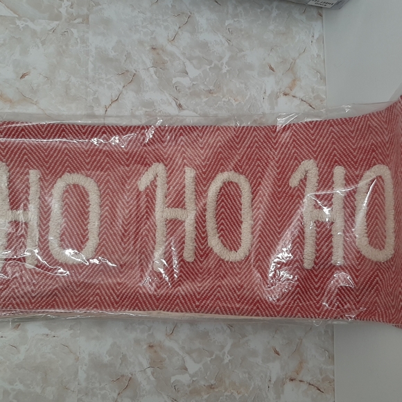 West Elm Ho Ho Ho Lumbar Pillow Cover - Picture 3 of 16